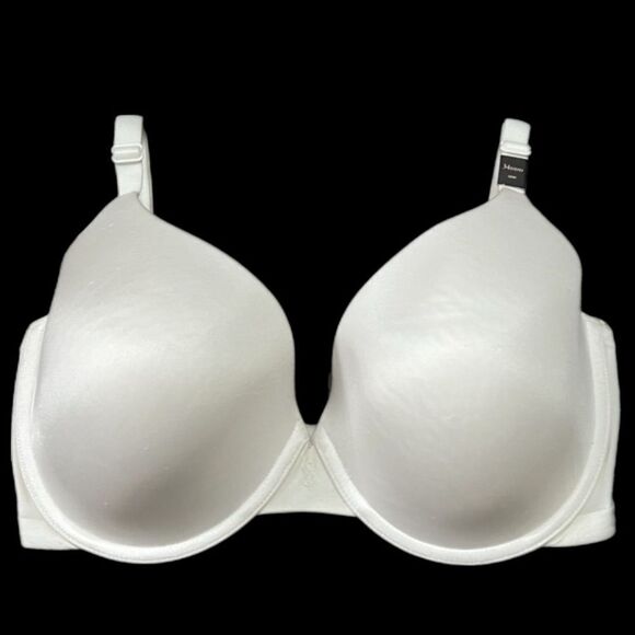 Victorias Secret Very Sexy Uplift Semi Demi Padded Satiny bra Off white 34DDD - Picture 1 of 5